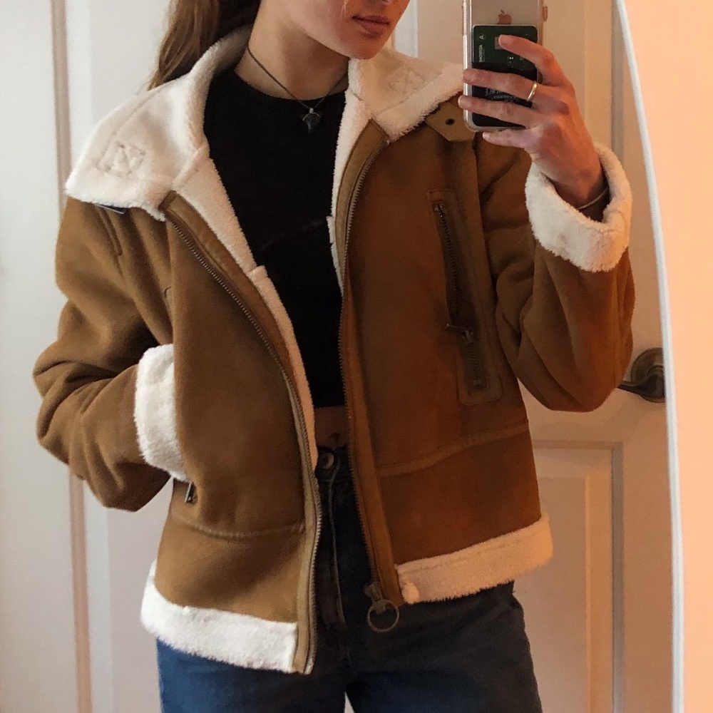 Fuzzy Sherpa Jacket